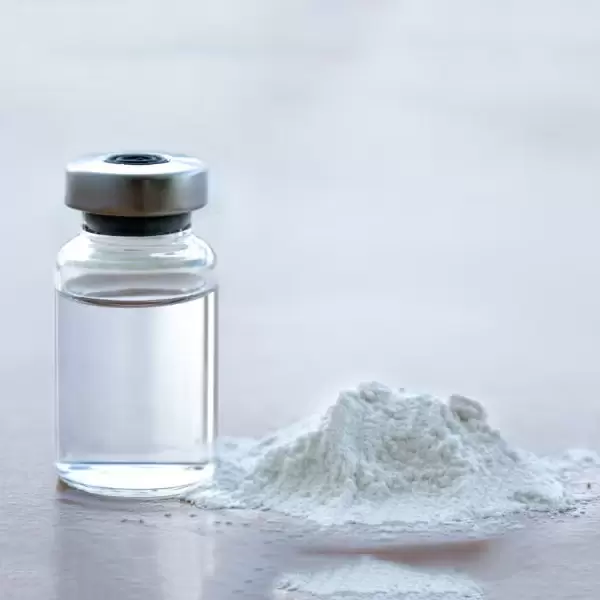 Polvo de droga ketamina